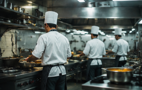 JS Foods kitchen team at work