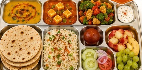 Deluxe Meal thali tray